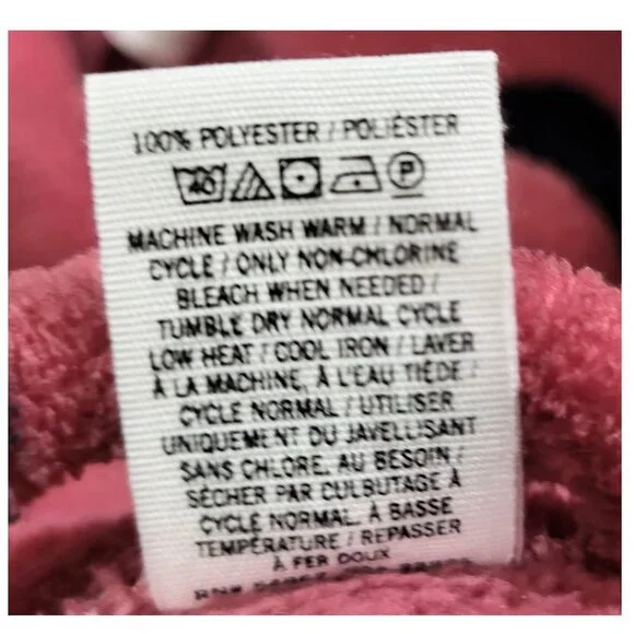 PINK Black Polka Dot Robe With Belt - Women's XS - Picture 6 of 6